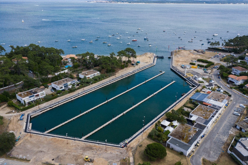 Port de La Vigne après travaux de réaménagement